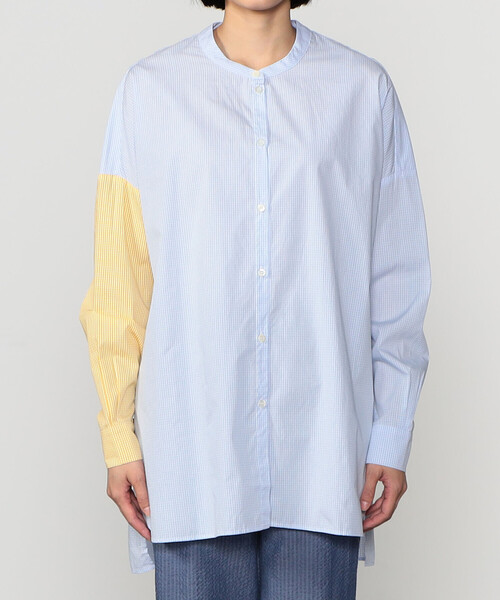 「GALLEGO DESPORTES」 長袖ブラウス S ブルー系その他 レディース_画像9