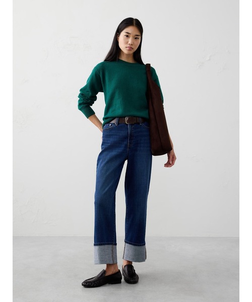 「BANANA REPUBLIC FACTORY STORE」 長袖ニット X-SMALL キャメル レディース_画像8