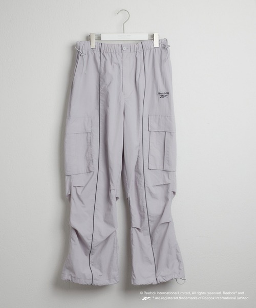 「Reebok」 カーゴパンツ MEDIUM チャコールグレー メンズ