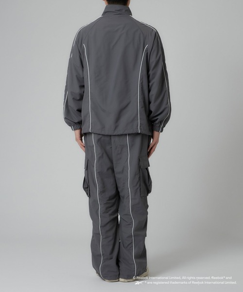 「Reebok」 カーゴパンツ MEDIUM チャコールグレー メンズ