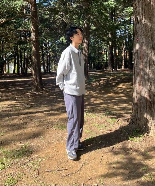 「BROKEN BASE」 イージーパンツ MEDIUM ネイビー メンズ_画像4