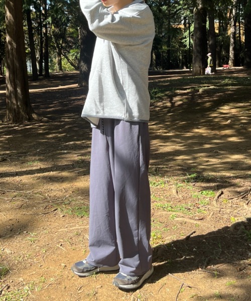 「BROKEN BASE」 イージーパンツ MEDIUM ネイビー メンズ_画像7