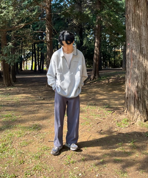 「BROKEN BASE」 イージーパンツ MEDIUM ネイビー メンズ_画像8