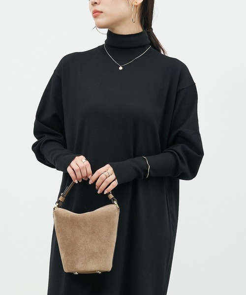 「MICA&DEAL」 ニットワンピース FREE ベージュ レディース_画像9