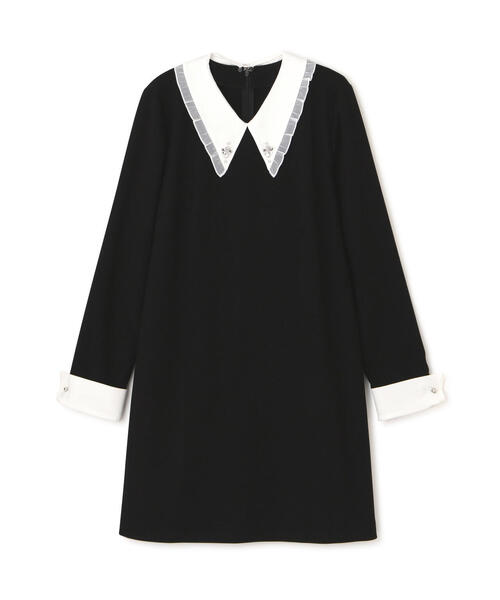 「JILL by JILL STUART」 長袖ワンピース MEDIUM ブラック レディースの画像