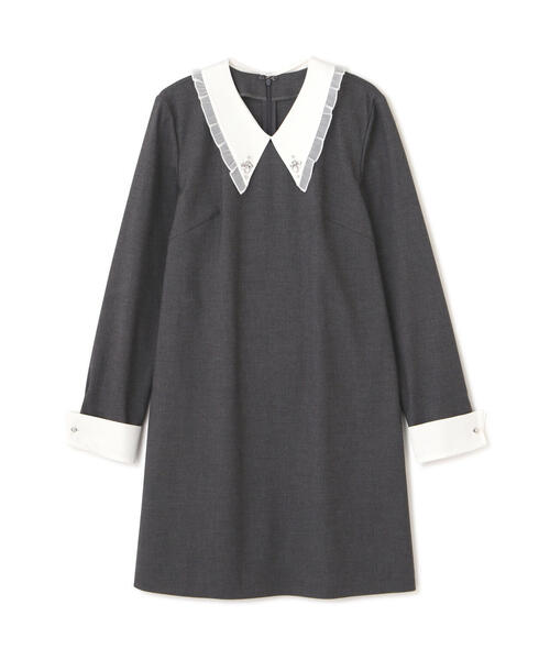 「JILL by JILL STUART」 長袖ワンピース MEDIUM ブラック レディースの画像