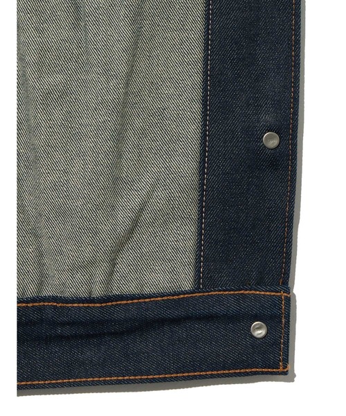「Levi's」 デニムジャケット M インディゴブルー レディースの画像