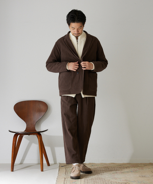 「417 EDIFICE」 セットアップ LARGE ブラウン メンズ_画像2