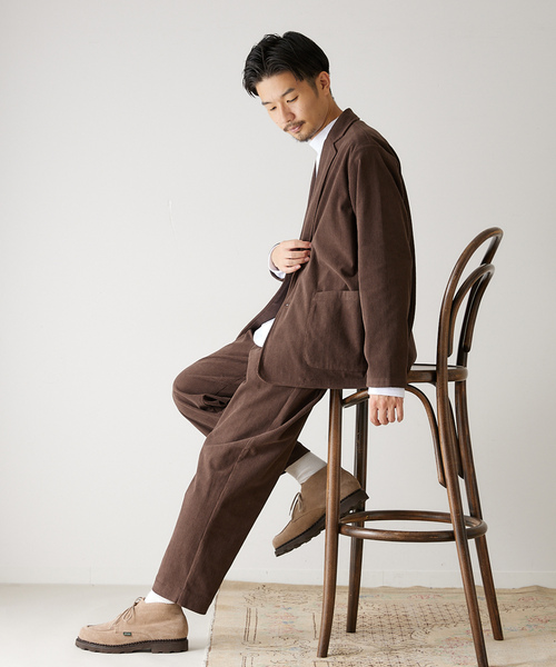 「417 EDIFICE」 セットアップ LARGE ブラウン メンズ_画像6