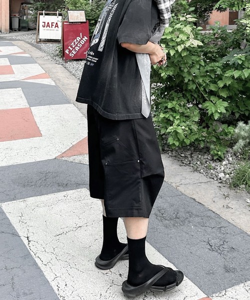 「JOHNNY WOLF」 パンツ X-LARGE ブラック メンズ_画像9