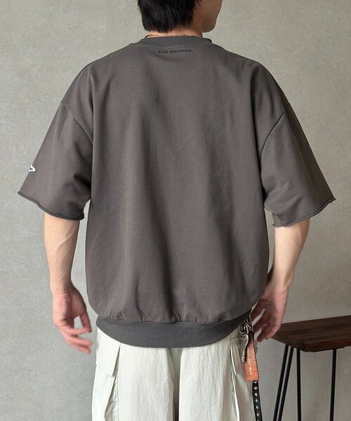 CPCM（シーピーシーエム） tシャツ YALE半袖スウェット メンズ