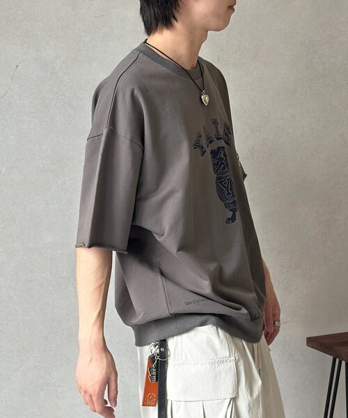 CPCM（シーピーシーエム） tシャツ YALE半袖スウェット メンズ