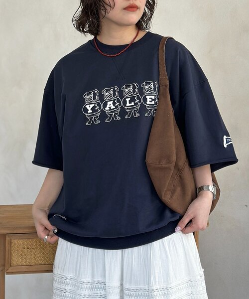 CPCM（シーピーシーエム） tシャツ YALE半袖スウェット メンズ