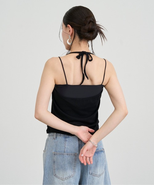 NUJOH tシャツ Layered Strap Sleeveless Set / レイヤードストラップ