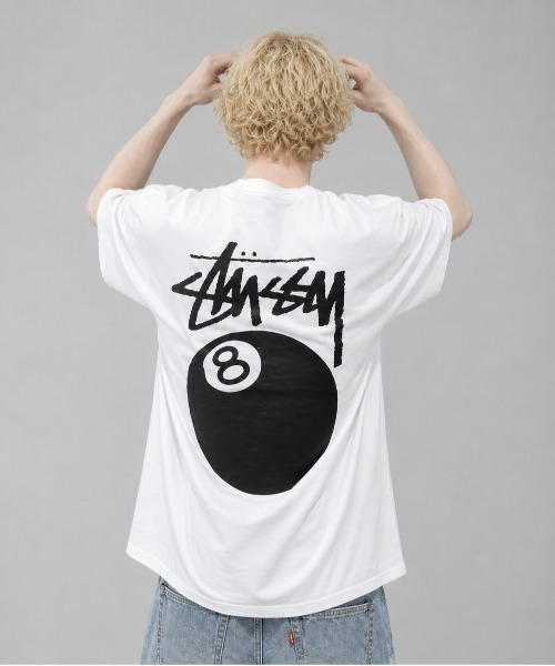 STUSSY（ステューシー） tシャツ 8BALL HALF T-SHIRTS ロゴ 半袖 T