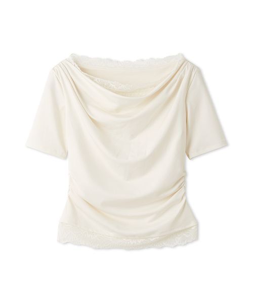 SNIDEL（スナイデル） tシャツ 「USAGI ONLINE限定」レーストリム
