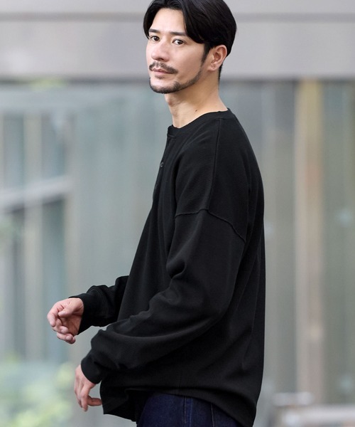 「SPU」 長袖Tシャツ L グレー メンズ_画像3