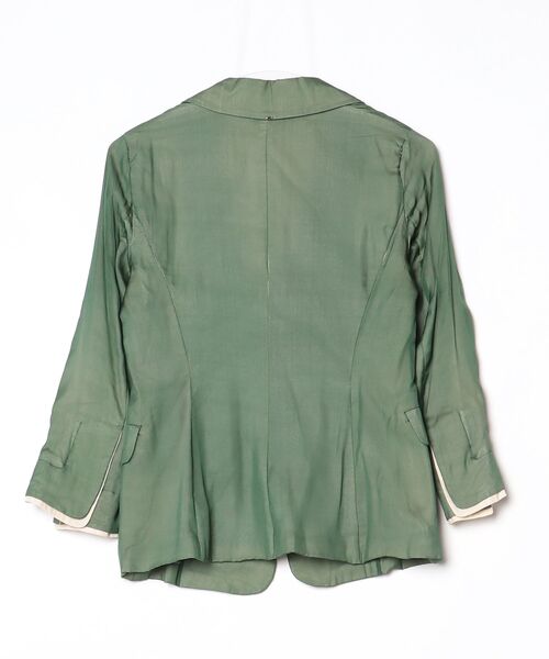 「SPORTMAX」 テーラードジャケット 36 グリーン レディース_画像2