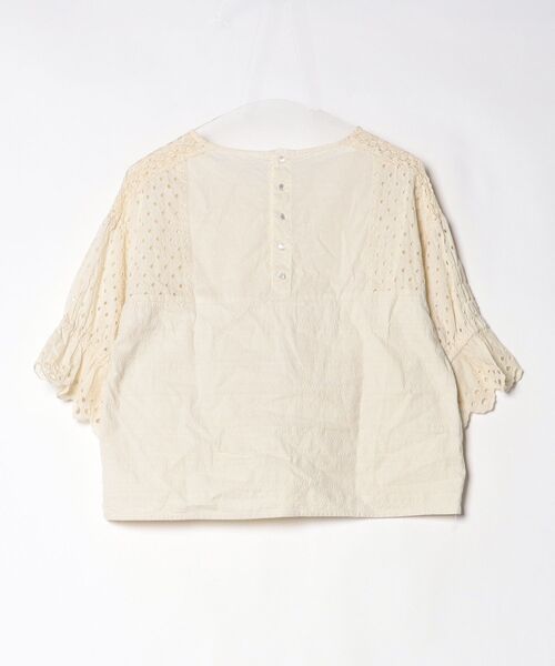 「haupia」 7分袖ブラウス MEDIUM ベージュ レディース_画像2