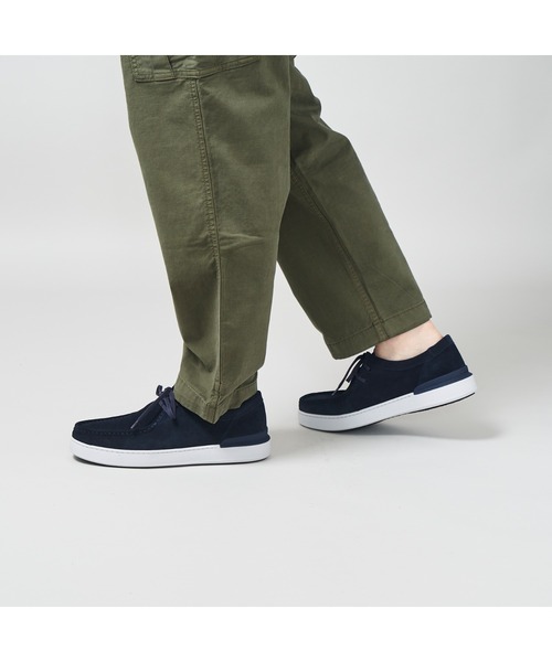 「Clarks」 ローカットスニーカー UK6.5 ネイビー メンズ_画像7