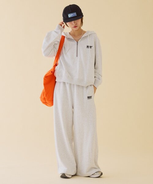「DISCUS」 スウェットパンツ MEDIUM グレー レディース_画像6