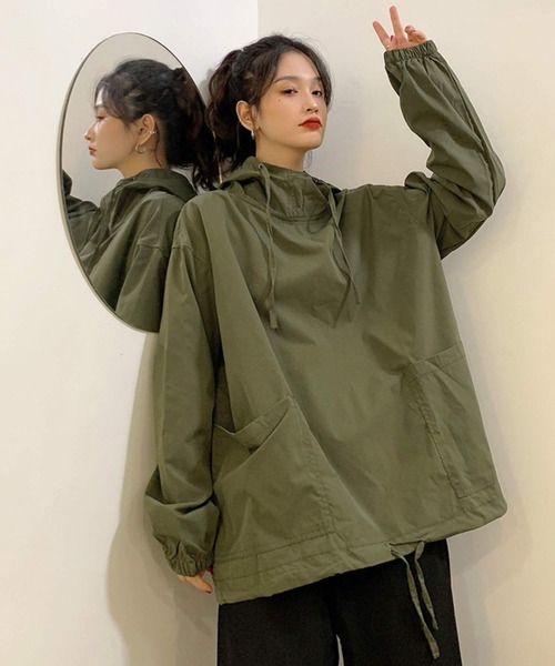 「shopnikoniko」 長袖ブラウス フリー ブラック レディース_画像4