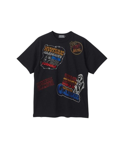 HYSTERIC GLAMOUR（ヒステリックグラマー） tシャツ HYSTERIC SCRATCH