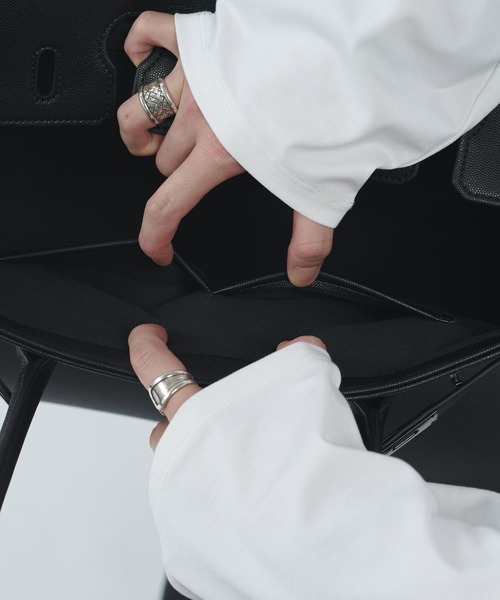 「Lui's」 ハンドバッグ FREE ブラック メンズ_画像9