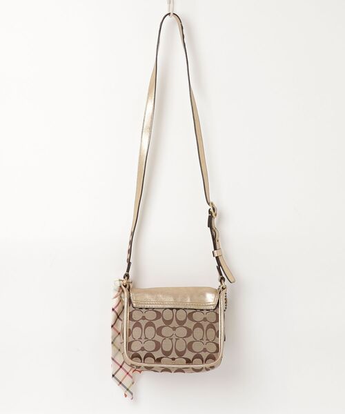 COACH コーチ ショルダーバッグ 斜め掛け レザー 本革 シャンパンゴールド COACH（コーチ） ショルダーバッグ - ゴールド レディース : ZOZOTOWN