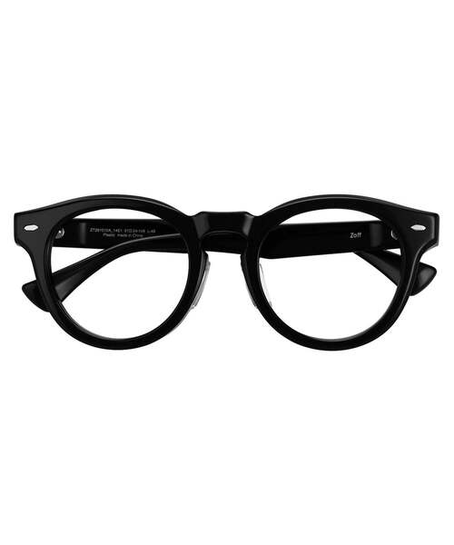 Zoff（ゾフ） 伊達メガネ メガネ 眼鏡 ボストン型 メガネ｜軽量 太縁