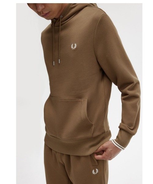 フレッドペリー パーカー Sサイズ ベージュ系 FRED PERRY（フレッドペリー） パーカー Tipped Hooded Sweatshirt