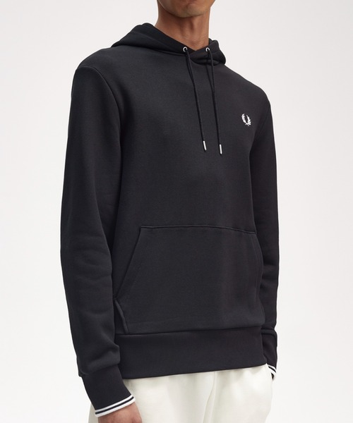FRED PERRY パーカー Tipped Hooded Sweatshirt／フレッドペリー