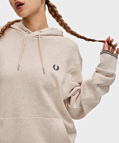 パーカー Tipped Hooded Sweatshirt／フレッドペリーパーカー レディース メンズ FRED PERRY パーカー Tipped Hooded Sweatshirt／フレッドペリー
