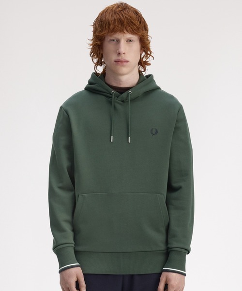 FRED PERRY（フレッドペリー） パーカー Tipped Hooded Sweatshirt