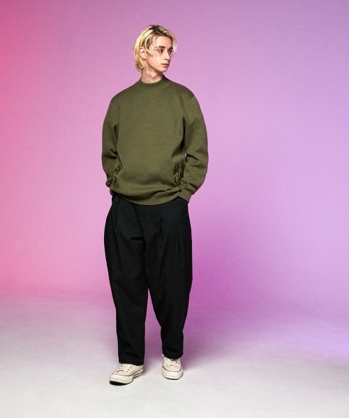 パンツ チノパン メンズ rehacer : Flutter Wide Curve Pants Made in Japan / フラッター ワイド カ｜zozo｜12