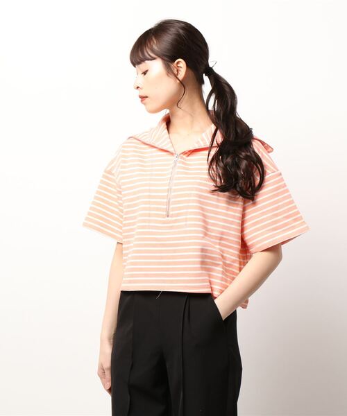 KOBE LETTUCE（神戸レタス） tシャツ 半袖 ワッフルボーダーセーラー 