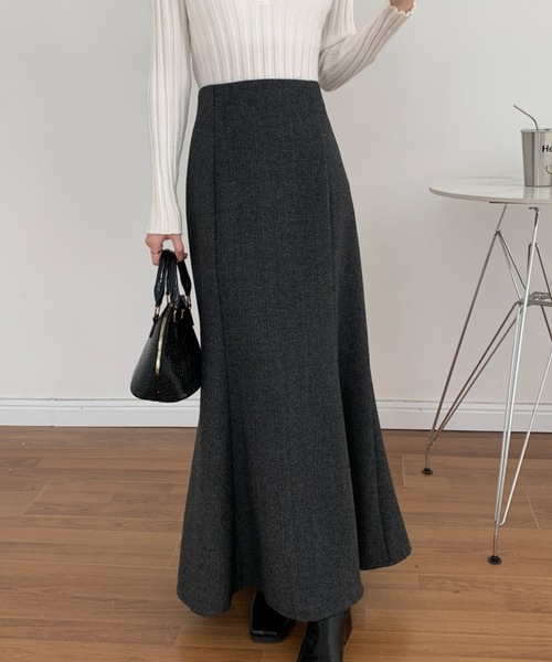 ABITOKYO（アビトーキョー） スカート ツイード マーメイドロング