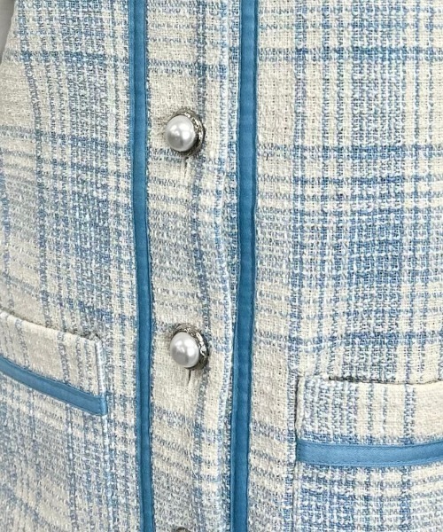 ベスト ジレ 「POSY」Tweed gillet gilet レディース POSY ベスト ジレ 「POSY」Tweed gillet gilet レディース