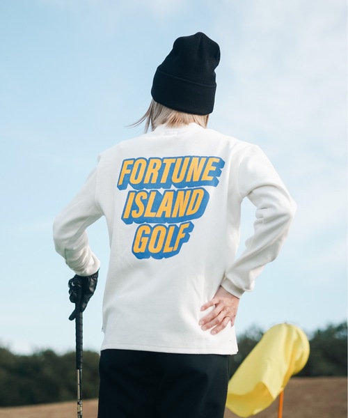 tシャツ Tシャツ メンズ 「Fortune Island Golf」Impact Mock Neck  L/S Tee/モックネックゴルフウェア長袖｜zozo