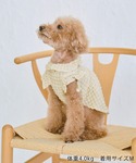 犬 服 「DOG」ぽこぽこギャザーワンピースの詳細画像3