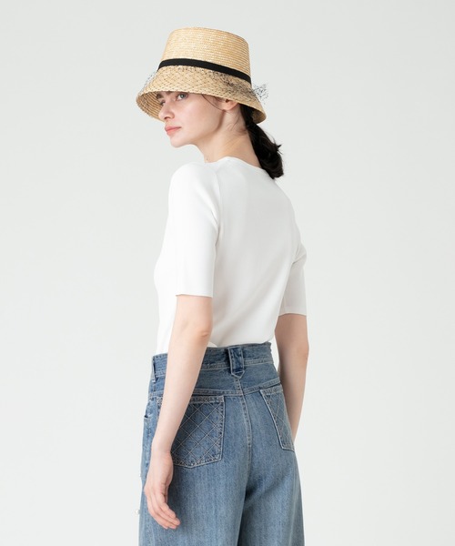 ニット セーター 「LOULOU WILLOUGHBY」ソウバリクルー5分袖プルオーバー レディース LOULOU WILLOUGHBY ニット セーター 「LOULOU WILLOUGHBY