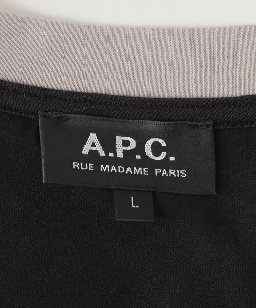 新品　A.P.C.　別注 オーバーサイズ ロゴプリント Tシャツ 大好評【A.P.C.別注】ロゴプリントTシャツ再予約販売スタート