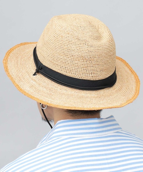 willfully 帽子 ラフィアハット hat ReqHatter 帽子 ハット ラフィア 細編み ワイドブリム ブレード