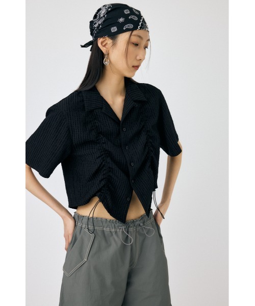MOUSSY（マウジー） ブラウス シャツ SUCKER CHECK シャツ ブラウス 
