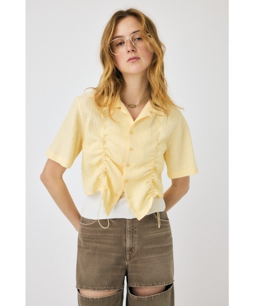 MOUSSY（マウジー） ブラウス シャツ SUCKER CHECK シャツ ブラウス 