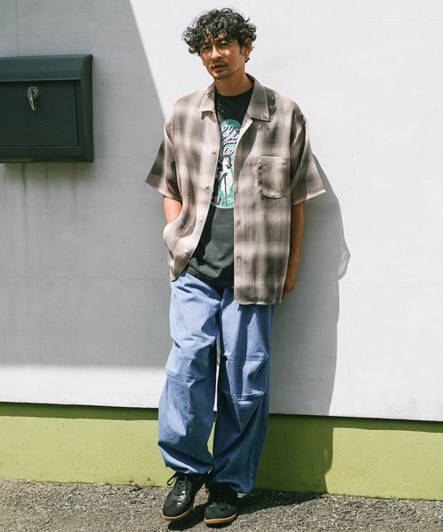 BAYFLOW シャツ カリフォルニアメッシュシャツ メンズ : ZOZOTOWN 