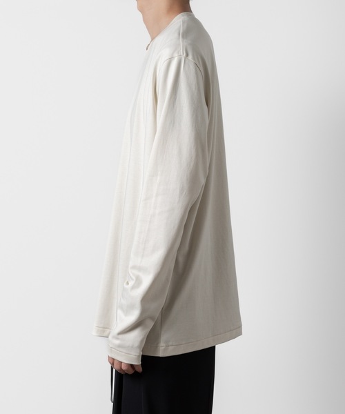 【関税込み】ATTACHMENT パープル ダブルフェイス 長袖Tシャツ WOMENS】HARLF ZIP LONG SLEEVE T-SHIRTS ハーフジップ長袖T