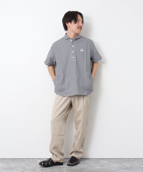 新品【GEVACO／ゲバコ】プルオーバー半袖シャツ GEVACO シャツ 「GEVACO/ゲバコ」オックスプルオーバー半袖