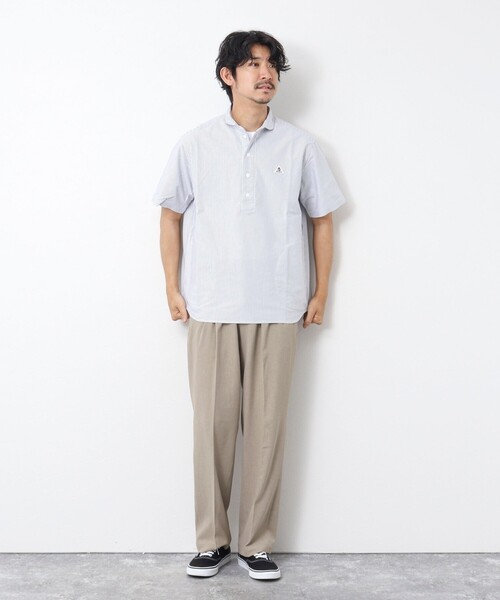 新品【GEVACO／ゲバコ】プルオーバー半袖シャツ GEVACO（ゲバコ） シャツ 「GEVACO/ゲバコ」オックスプルオーバー半袖