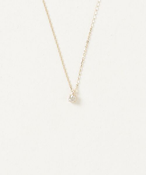 agete K10 ダイヤモンド 0.05 ネックレス agete ネックレス K10ダイヤモンドネックレス（0.05ct